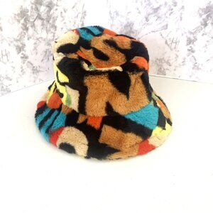Adjustable Multicolor Bucket Hat Adjustable Drawstring with Lining